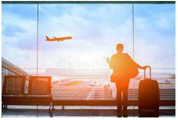 Departure - The action of leaving, especially to start a journey.