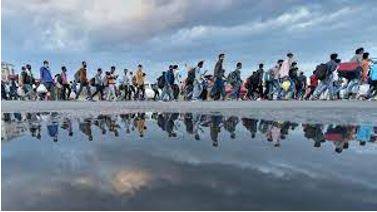 Migrant - A person who moves from one place to another, especially in order to find work or better living conditions.