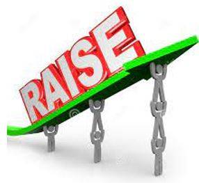 Raised - Lift or move to a higher position or level.