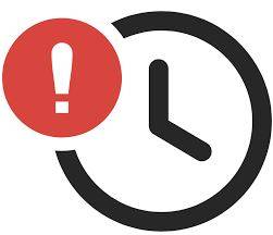 Delayed - Make (someone or something) late or slow.