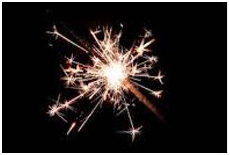 Sparked - Emit sparks of fire or electricity.