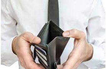 Strapped - Short of money.