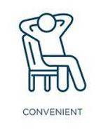 Convenient - The quality of being easy, useful or suit able for somebody