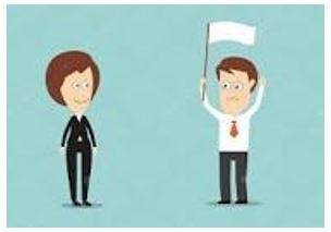 Conceding - Admit or agree that something is true after first denying or resisting it.