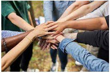Gathered - To come or be brought together in a group