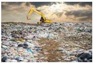 Dumped - Deposit or dispose of (rubbish, waste, or unwanted material), typically in a careless or hurried way.