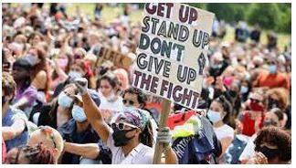 Protested - Express an objection to what someone has said or done