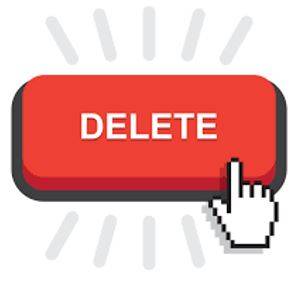 Expunged - Obliterate or remove completely (something unwanted or unpleasant).