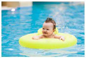 Floated - Rest or move on or near the surface of a liquid without sinking.