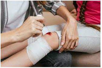 Wounded - Causing physical injury.