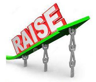 Raised - Lift or move to a higher position or level.