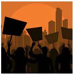 Protests - A statement or action expressing disapproval of or objection to something.
