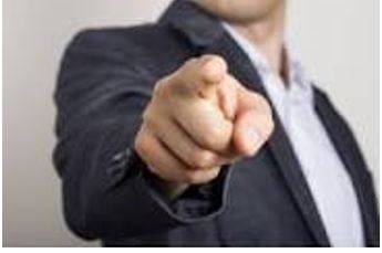 Pointing - Having a sharpened or tapered tip or end.