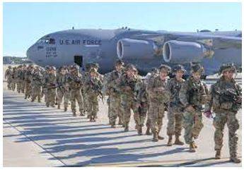 Deploy - To put soldiers or weapons in a position where they are ready to fight.