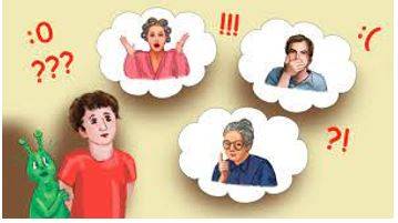 Expressed - to show something such as a feeling or an opinion by words or actions