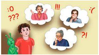 Expressed - To show something such as a feeling or an opinion by words or actions.