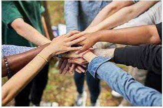 Gathered - to come or be brought together in a group