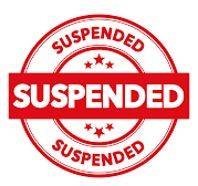 Suspended - Imposed by a judge or court but not enforced as long as no further offence is committed within a specified period.