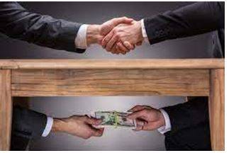 Corruption - Dishonest or immoral behaviour or activities.