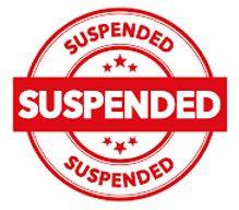 Suspension - Imposed by a judge or court but not enforced as long as no further offence is committed within a specified period.