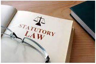 Statutory - Required, permitted, or enacted by statute.