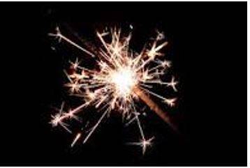 Sparked - Emit sparks of fire or electricity.