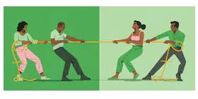 Contested - Engage in competition to attain (a position of power).