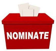 Nominated - Propose or formally enter as a candidate for election or for an honour or award.