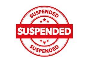 Suspend - Imposed by a judge or court but not enforced as long as no further offence is committed within a specified period.