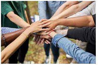 Gathering - To come or be brought together in a group.