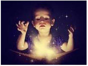 Invoked - Call on (a deity or spirit) in prayer, as a witness, or for inspiration.