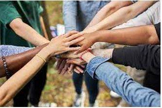 Gathered - To come or be brought together in a group