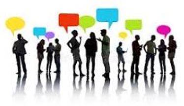 Interacting - Act in such a way as to have an effect on each other.