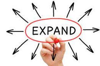 Expand - To become or to make something bigger.