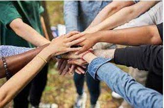 Gathered - To come or be brought together in a group