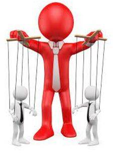 Dominate - Having power and influence over others.