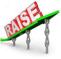 Raised - Lift or move to a higher position or level.