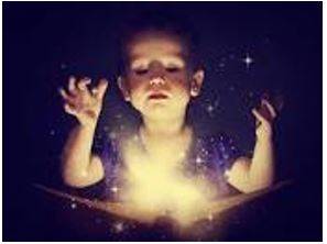 Invoked - Call on (a deity or spirit) in prayer, as a witness, or for inspiration.