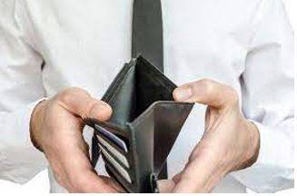 Strapped - Short of money.