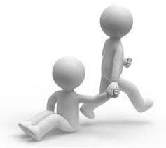 Dragged - Pull (someone or something) along forcefully, roughly, or with difficulty.
