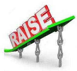 Raised - Lift or move to a higher position or level.