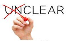 Clarifying - Make (a statement or situation) less confused and more comprehensible