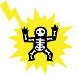 Struck - Hit forcibly and deliberately with one's hand or a weapon or other implement.