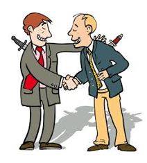 Evasive - Tending to avoid commitment or self-revelation, especially by responding only indirectly.