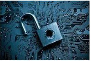 Breach - Make a gap in and break through (a wall, barrier, or defence).
