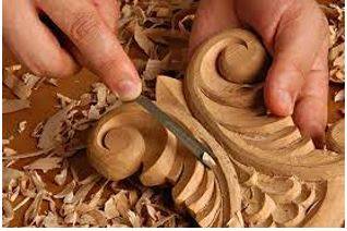 Carved - An object or design carved from a hard material as an artistic work.