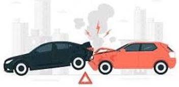 Collision - An accident that happens when two vehicles hit each other with force.