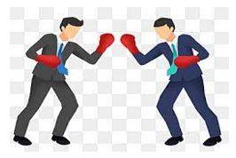 Confrontation - Come face to face with (someone) with hostile or argumentative intent.