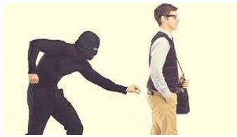 Snatched - Quickly seize (something) in a rude or eager way.