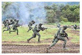 Invasion - An instance of invading a country or region with an armed force.